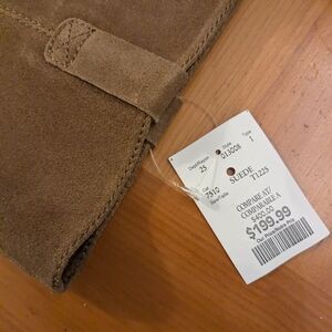 Light Brown / Tan Suede Tall Boots